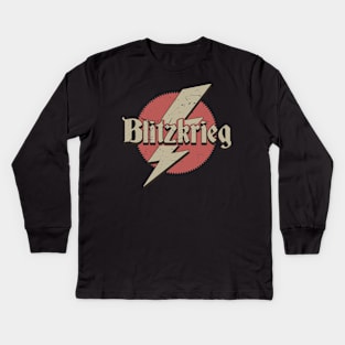 WW2 Germany Blitzkrieg Vintage Kids Long Sleeve T-Shirt